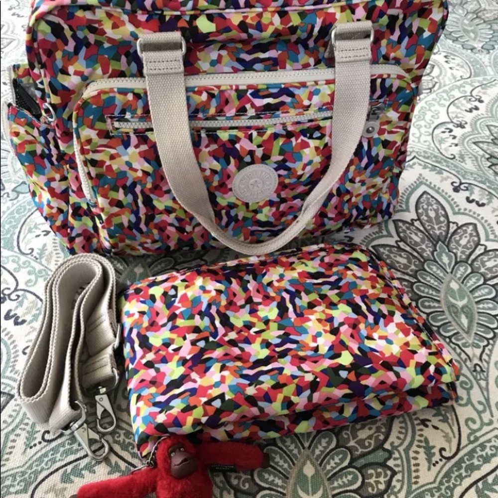 Kipling Alana Diaper Bag (Splatter ) Rare find!